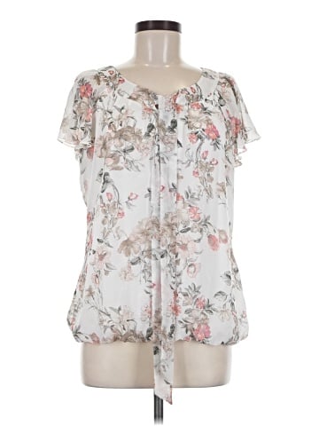 Sara Michelle Short Sleeve Blouse (view 1)