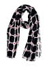 Charming Charlie 100% Polyester Checkered-gingham Black Scarf One size - photo 1