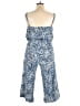 Santiki 100% Rayon Paisley Blue Jumpsuit Size XL - photo 2