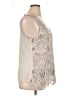 Assorted Brands Silver Tan Sleeveless Blouse Size XL - photo 4