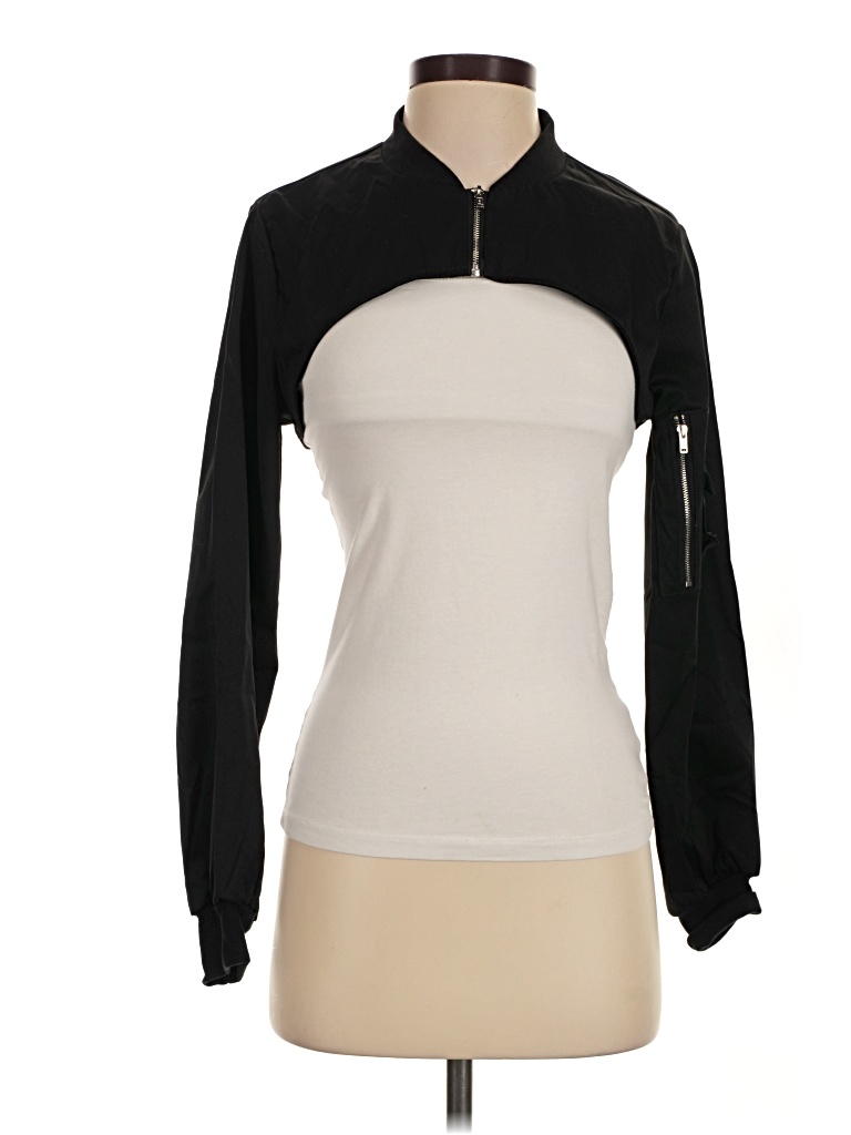 Pre-owned Shein Pullover Sweater In Black