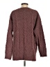 Lovestitch Chevron-herringbone Burgundy Pullover Sweater Size S - photo 2