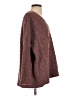 Lovestitch Chevron-herringbone Burgundy Pullover Sweater Size S - photo 4