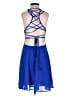 Lulus 100% Polyester Solid Blue Cocktail Dress Size S - photo 2