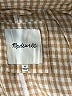 Madewell 100% Linen Checkered-gingham Tan Blazer Size M - photo 6