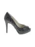 MICHAEL Michael Kors Animal Print Black Gray Heels Size 7 1/2 - photo 1