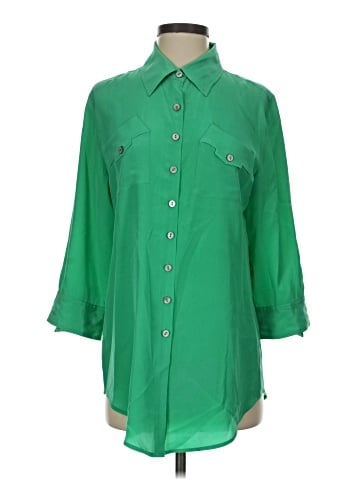 Soft Surroundings 3/4 Sleeve Button-Down Shirt (view 1)
