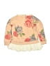 Maeli Rose 100% Cotton Floral Tan Pullover Sweater Size 4 - 5 - photo 2