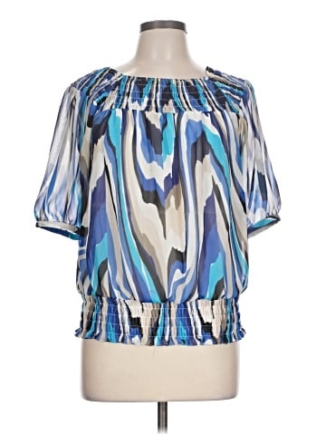 Alfani Short Sleeve Blouse (view 1)