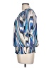 Alfani 100% Polyester Blue Short Sleeve Blouse Size 12 Petite - photo 5
