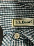 L.L.Bean Checkered-gingham Blue Long Sleeve Button-Down Shirt Size 20 - photo 7