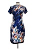 Cato Graphic Blue Casual Dress Size 10 - photo 2