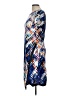 Cato Graphic Blue Casual Dress Size 10 - photo 5