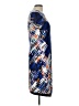 Cato Graphic Blue Casual Dress Size 10 - photo 4