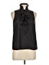 J.Crew 100% Silk Black Sleeveless Silk Top Size 6 (petite) - photo 1