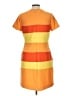Adrienne Vittadini Color Block Orange Casual Dress Size 10 - photo 2
