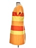 Adrienne Vittadini Color Block Orange Casual Dress Size 10 - photo 5