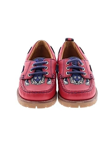Gucci Leather Tiger Print Loafers (view 2)