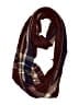 Unbranded Plaid Burgundy Scarf One size - photo 1