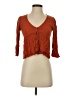 Be Cool 100% Rayon Orange 3/4 Sleeve Top Size S - photo 1