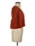 Be Cool 100% Rayon Orange 3/4 Sleeve Top Size S - photo 4