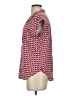 Jachs Girlfriend 100% Rayon Hearts Red Short Sleeve Blouse Size S - photo 5
