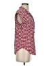 Jachs Girlfriend 100% Rayon Hearts Red Short Sleeve Blouse Size S - photo 4