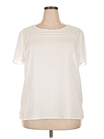 Liz Claiborne Career Short Sleeve Top (view 1)
