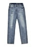 7 For All Mankind Solid Blue Jeans Size 14 - photo 1