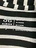 Albion Stripes Black Short Sleeve Turtleneck Size S - photo 7