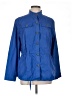 J. McLaughlin 100% Nylon Blue Raincoat Size L - photo 1