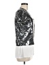 J.Crew Collection 100% Cotton Metallic Silver Kimono Size M - photo 4