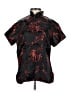 Assorted Brands Floral Black Short Sleeve Blouse Size XL - photo 1