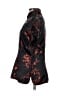 Assorted Brands Floral Black Short Sleeve Blouse Size XL - photo 5