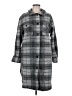 Dex Plaid Gray Coat Size M - photo 1