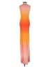 Maje 100% Viscose Tie-dye Orange Cocktail Dress Size EU (FR) 38 / US 6 - photo 2