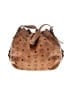MCM 100% Coated Canvas Stars Brown Bucket Bag One size - photo 3
