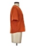 Topshop Orange Short Sleeve Blouse Size 2 - photo 4