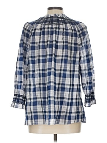 Talbots 3/4 Sleeve Button-Down Shirt (view 2)