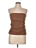 Topshop Brown Sleeveless Top Size 12 - photo 1