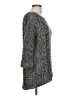 Aqua 100% Acrylic Tweed Gray Pullover Sweater Size L - photo 4