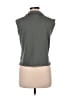 Splendid Gray Sleeveless Button-Down Shirt Size M - photo 2