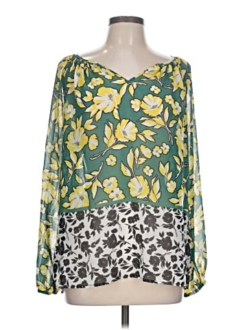 Karen Kane Long Sleeve Blouse (view 1)