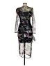 Topshop Graphic Black Cocktail Dress Size 6 - photo 2