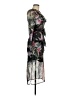 Topshop Graphic Black Cocktail Dress Size 6 - photo 4