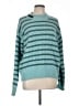 Moncler Stripes Teal Pullover Sweater Size L - photo 1