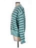 Moncler Stripes Teal Pullover Sweater Size L - photo 5
