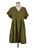 Universal Thread Solid Green Casual Dress Size M - photo 1