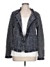 Nic + Zoe Tweed Chevron-herringbone Blue Jacket Size L - photo 1