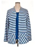 Croft & Barrow 100% Polyester Blue Cardigan Size 1X - photo 1